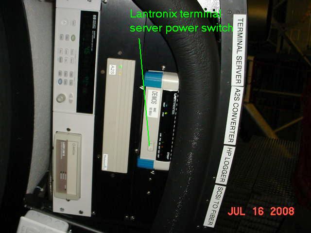Image showing
	  DEIMOS Lantronix terminal server