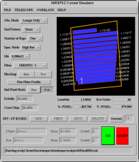 NIRSPEC Echelle Format Simulator GUI