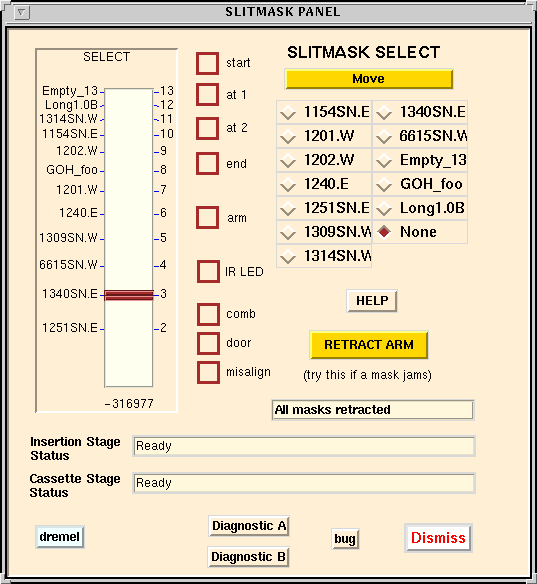 image of dashboard
	    slitmask subpanel