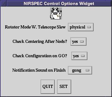 Control Options Widget
