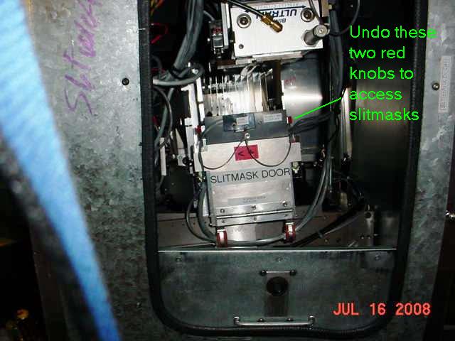 Image showing slitmask door