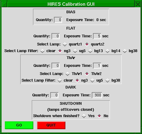 Calibration GUI