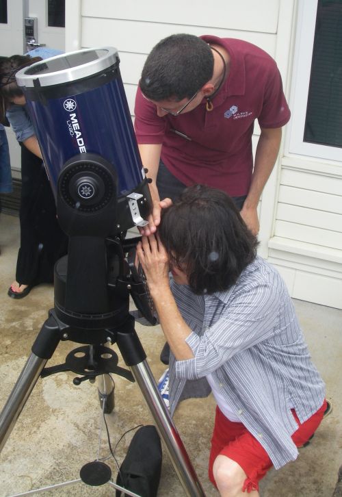 Photo of Venus transit watcher